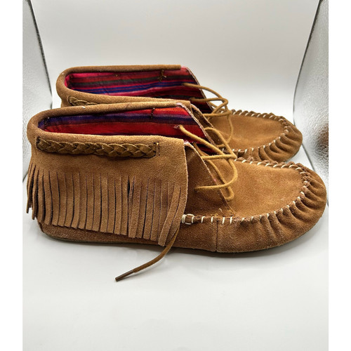 Mossimo Supply Co. Moccasin Fringe Ankle BootiesHobo / Western