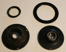 Wollensak VELOSTIGMAT 2 inch F 3.5 lens, also shutter camera parts enlarger