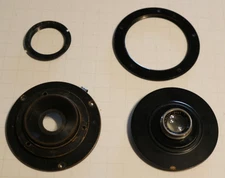 Wollensak VELOSTIGMAT 2 inch F 3.5 lens, also shutter @ camera parts enlarger?