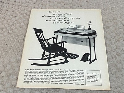 JBFA9 WERBUNG 11X8'' FARFISA COMBO ORGEL