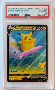 Surfing Pikachu V Psa 10 | eBay