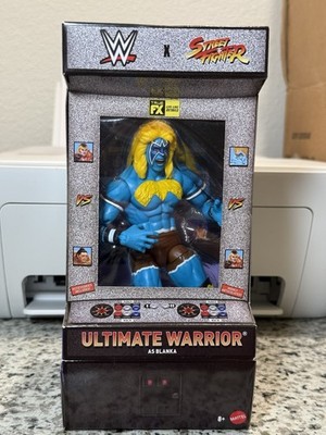 WWE Elite Collection Street Fighter Series 3 ULTIMATE WARRIOR as BLANKA Figure