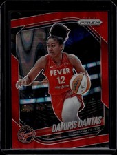 2025 Panini Prizm WNBA - Damiris Dantas - #42 Red Seismic Prizms Indiana Fever