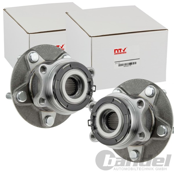 2X NTY RADLAGER-SATZ Hinten Beidseitig Passend FÜR CitroËN C4 Mitsubishi ASX-image