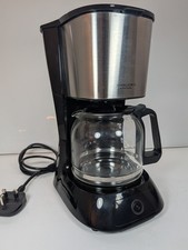 John Lewis Partners Drip Filter Coffee Machine Black/Brushed Steel