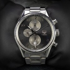 TAG Heuer Carrera Chronograph Caliber 1887 SS Blue Men’s Used 4