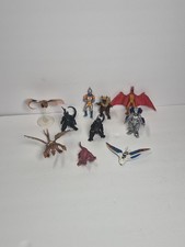 Vintage Lot of 10 Godzilla Gashapon Bandai Toho Japanese 90s Miniature Figures