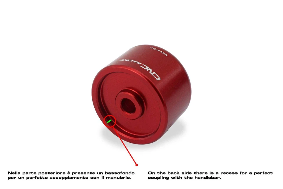 EXTREMIDADES DE GUIDÃO BOING CNC RACING DUCATI 848 EVO CORSE 2012 - 13 - Imagem 4 de 4