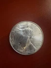 1998  AMERICAN SILVER EAGLE  1  OZ.  PURE FINE SILVER  999 BULLION COIN BU/UNC