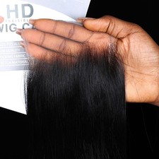 CindiRiver 5x5 HD Lace Closure 20 Inch Straight Virgin Human Hair Invisible