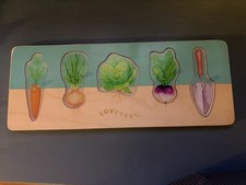 Lovevery Community Garden Vegetable Puzzle - Adventurer Play Kit 16-18 Months