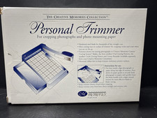 Creative Memories Personal Trimmer Paper Photo Cutter w/ Drawer Scrapbooking