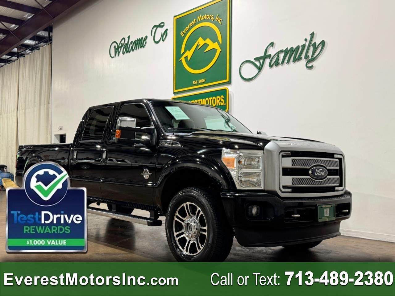 2016 Ford F-350 PLATINUM 4X4 CREWCAB LONG 6.7L DIESEL 1