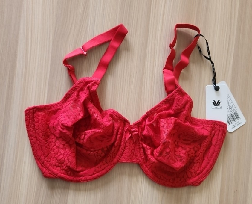 Wacoal Halolace WA851205609 Bra Red 34DD