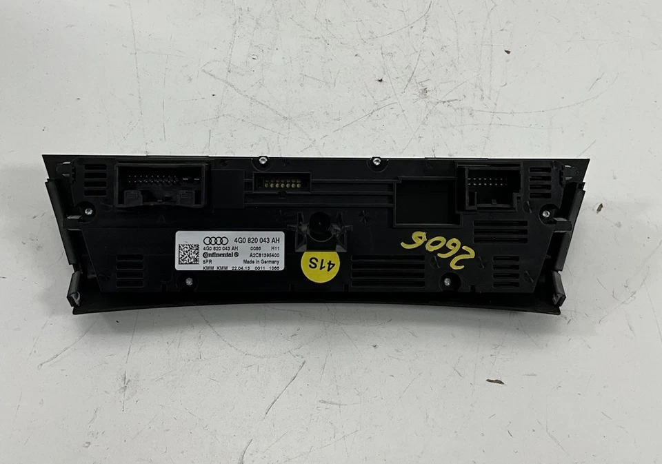 Audi A6 2013 interruptor de control de clima AC 4G0820043AH fabricante original Foto 4 de 4