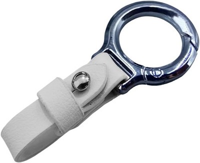 Keychain Clip for Men and Women, White Key Ring Holder for Belt o Color: White