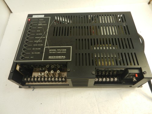 Bogen TPU-100B Telephone Paging Amplifier - READ DETAILS**