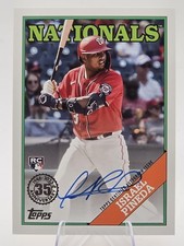 2023 Topps Series 2 Israel Pineda Rookie RC On Card Auto Washington Nationals. rookie card picture