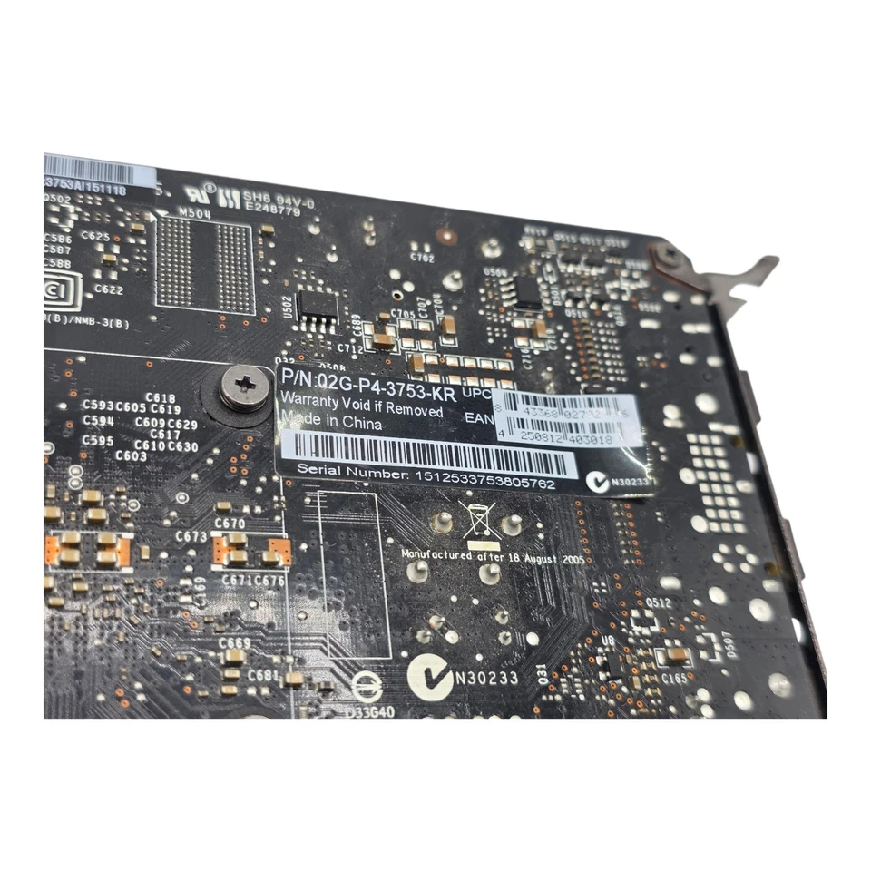 EVGA NVIDIA GeForce GTX 750 Ti SC 2GB DDR5 Graphics Video Card 02G-P4-3753-KR - Image 3 of 4