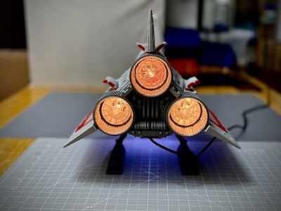 Battlestar Galactica Colonial Viper MK-II 1/32 Moebius - O Espaço