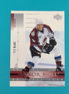 2001-02 Upper Deck Honor Roll #41 Rob Blake Colorado Avalanche HOCKEY Card Y9