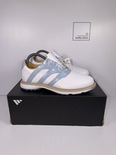 Adidas MC Z-Traxion Golf Shoes - White / Blue - Size UK 5.5 - IH5150 -Brand New 