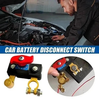 12V/24V Battery Disconnect Switch – Universal Cut-Off Isolator For Cars, RVs, Boats