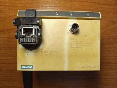 Siemens SCALANCE W744-1PRO IWLAN Client 6GK5744-1ST00-2AA6 - AS IS / UNTESTED