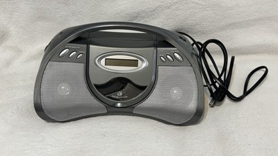 2010 GPX Portable CD Players Boombox With AM/FM Radio Color Gray