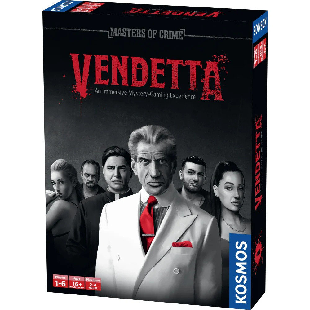 Masters of Crime: Vendetta Board Game An Immersive Mystery-Gaming Experience
