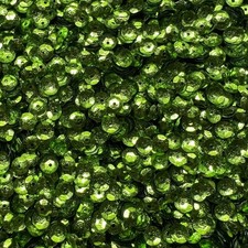 6mm Cup Lime Green Metallic Embossed Texture Made in USA