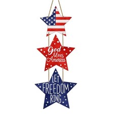 4th of July Decorations Patriotic Decorations Pentagram Patriotic Wreath