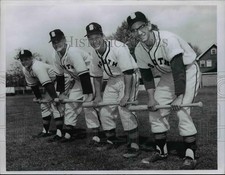 1959 Press Photo: South High School Base Ball Players  - cvb58455