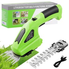 Hedge Trimmer Grass Shear Garden Cutting Edge Trimmer Handheld Pruner 2x Blades