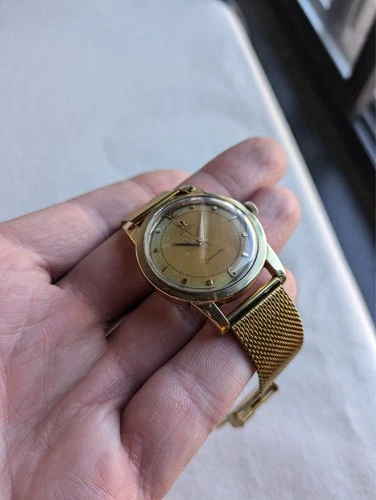 Omega Seamaster Automatic Bumper Gold Cap 1950s Vintage Classic! Serviced!