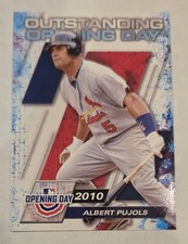 Topps 2021 Opening Day Outstanding Opening Day Albert Pujols OOD-2 Cardinals