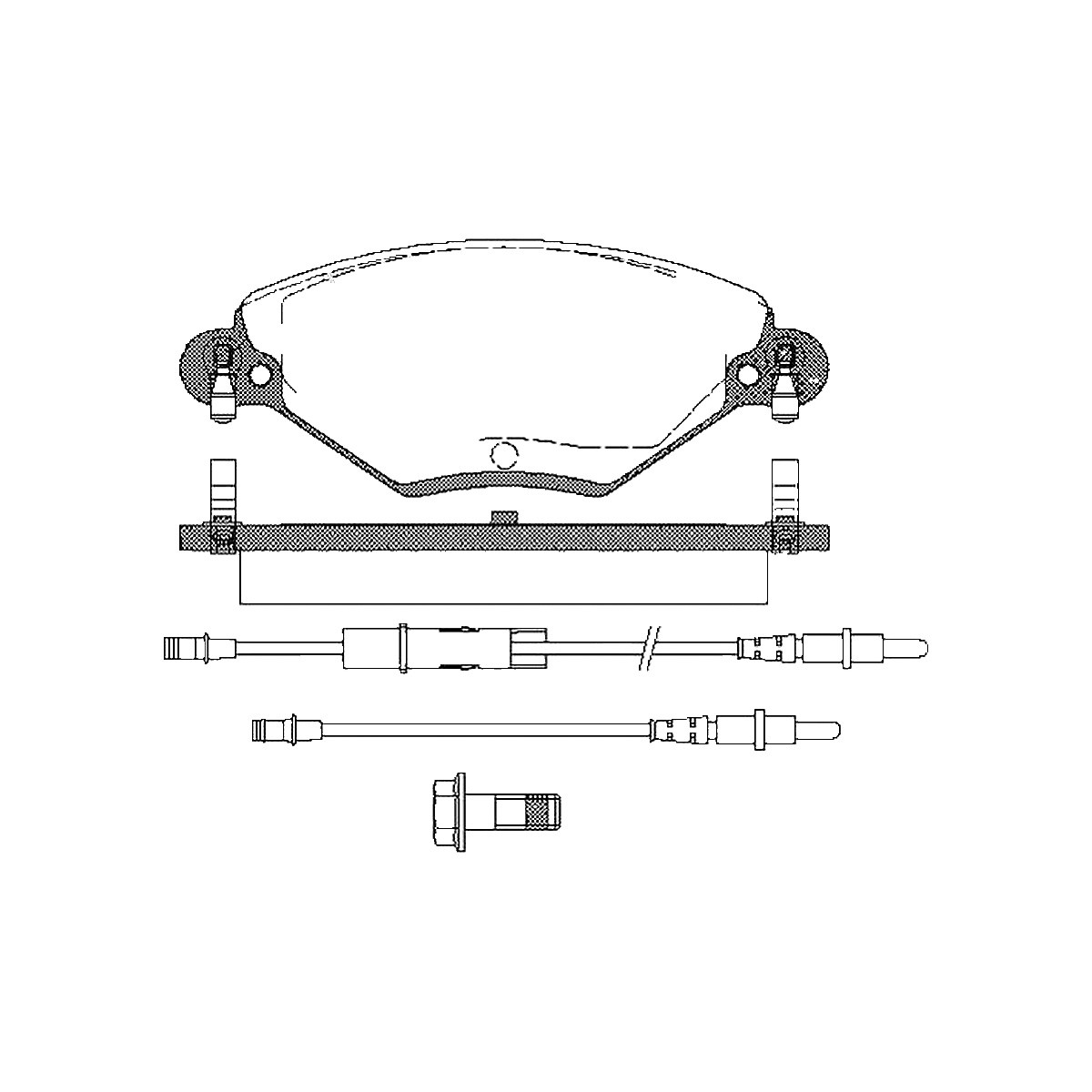 Triscan Bremsbelagsatz, Scheibenbremse 8110 28019 Für Citroën - Bild 2