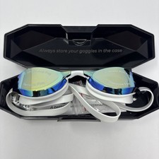 The Magic 5 Swim Goggles With Case Mirror Coating New