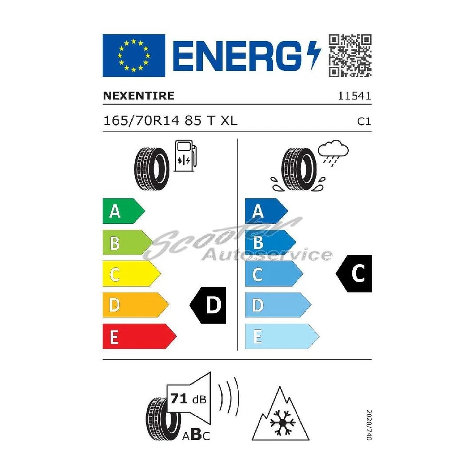 Allwetter-Reifen Nexen 165/70R14 85T 3PMSF XL (81T 83T 75T 79T) | 89132 - Bild 2 von 3