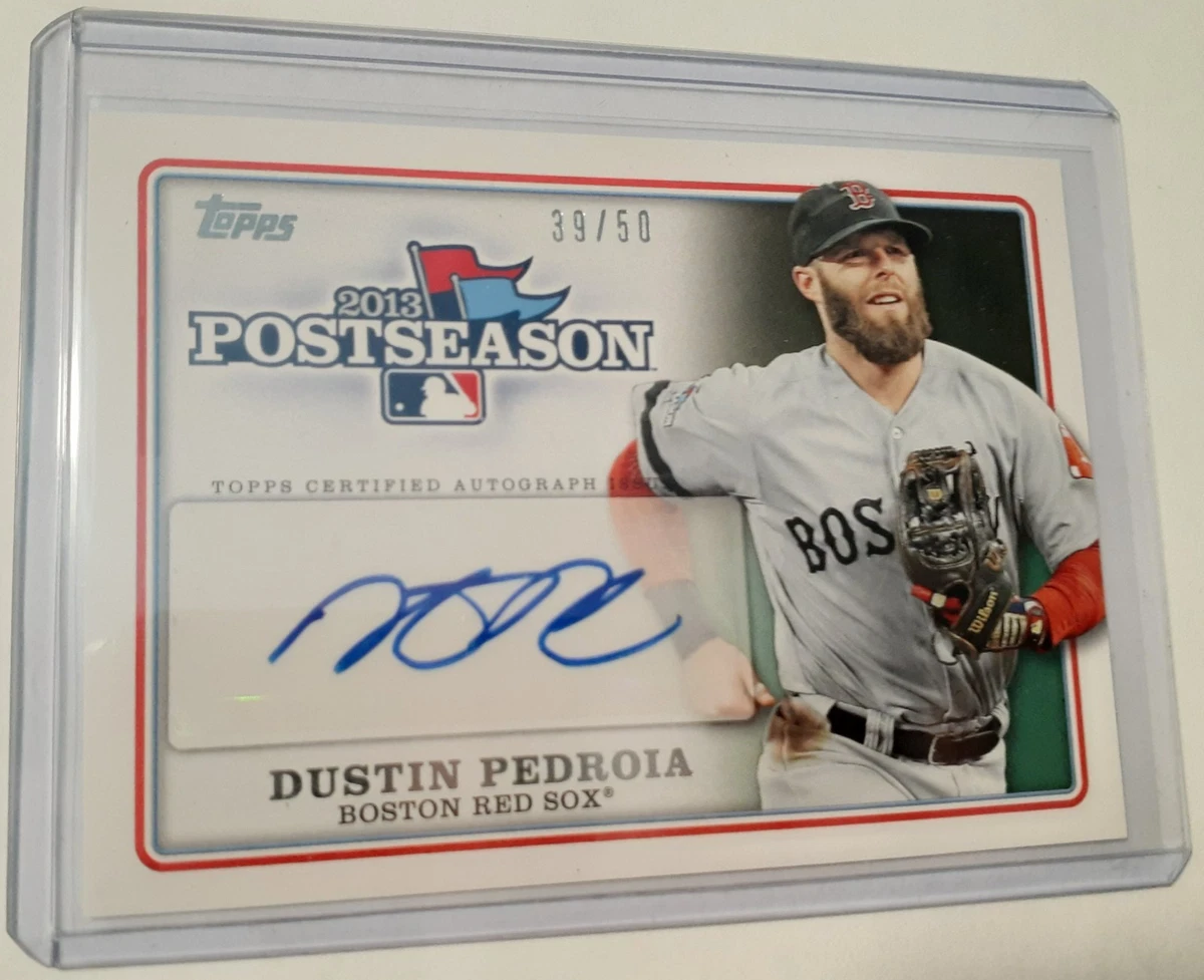 Dustin Pedroia Autograph Baseball Trading Cards for sale | eBay