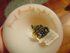 Stunning Vtg Fenton Glass HP Bud Vase — photo 3