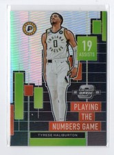 22-23 Contenders Optic Playing the Numbers Game #21 Tyrese Haliburton 