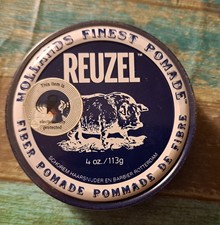 Reuzel FIBER POMADE 4 oz. Firm and Pliable All Day Hold Holland SEALED 626-Cb44
