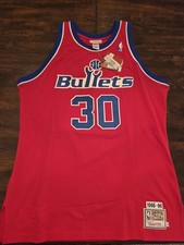 Rasheed Wallace 1995-96 Washington Bullets Mitchell & Ness Jersey El Salvador 48
