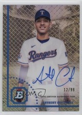 2022 Bowman Heritage Chrome Prospect Refractor 12/99 Anthony Gutierrez Auto 0w3