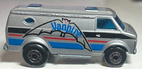 Matchbox Lesney Chevy Van - Vampire (silver base)