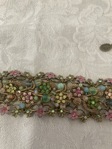 Michal Negrin Vintage Armband mit breitem Blumen nie getragen - Bild 3 von 6