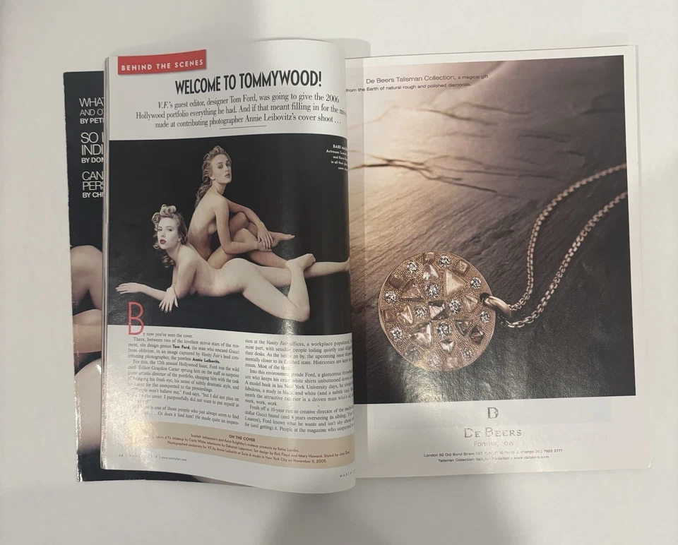 VANITY FAIR Scarlett Johansson Value Pack-  March 2006 And May 2014 Foto 3 de 4