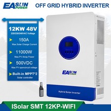 Easun 11KW Solar Inverter Parallel Off Grid 48V 2*MPPT 150A 60-500VDC WIFI BMS