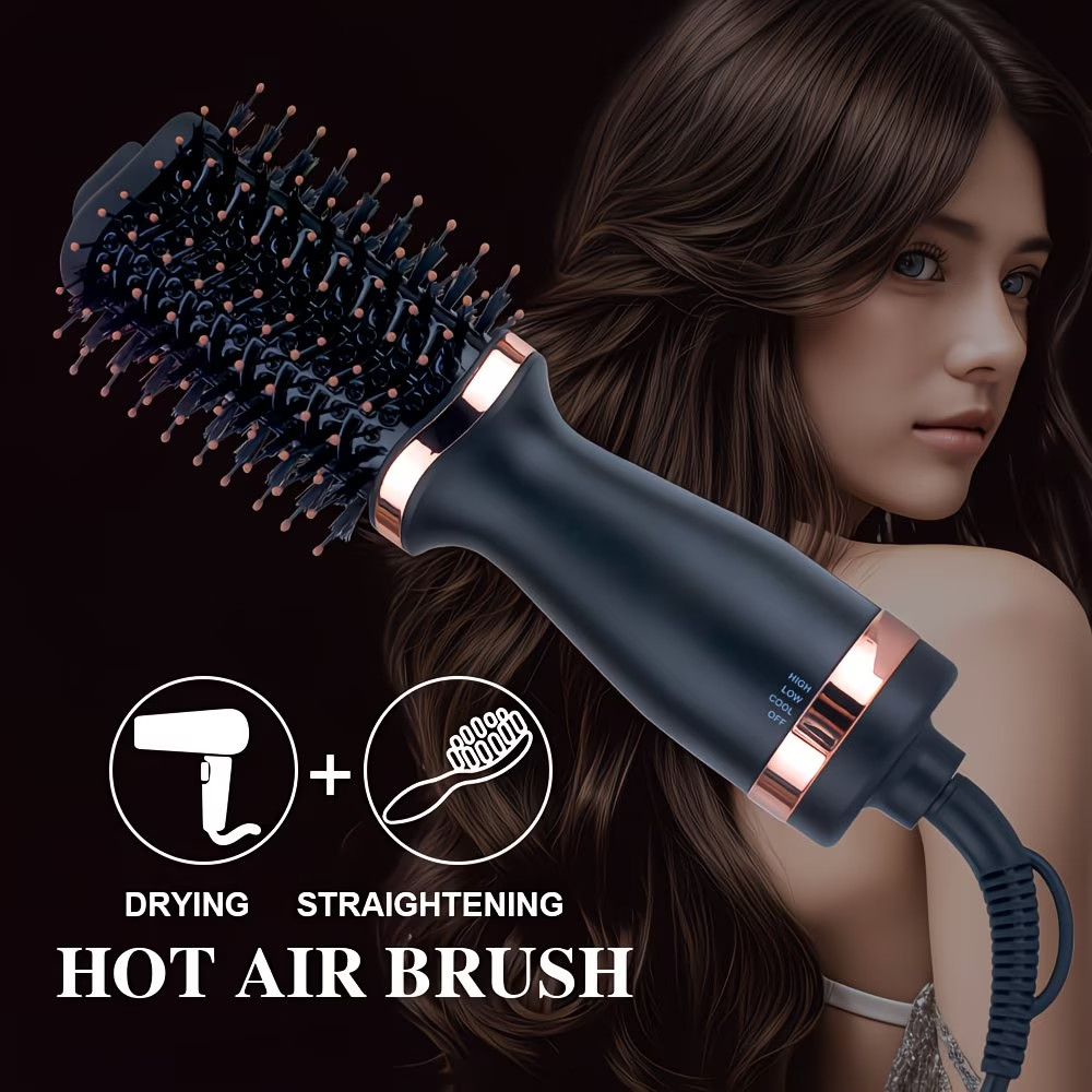 SPAZZOLA ASCIUGA ARRICCIA STIRA CAPELLI PROFESSIONALE 5 IN 1  STYLING